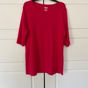 Duluth Trading Co Women's Vibrant Fuchsia Short Sleeve Tee